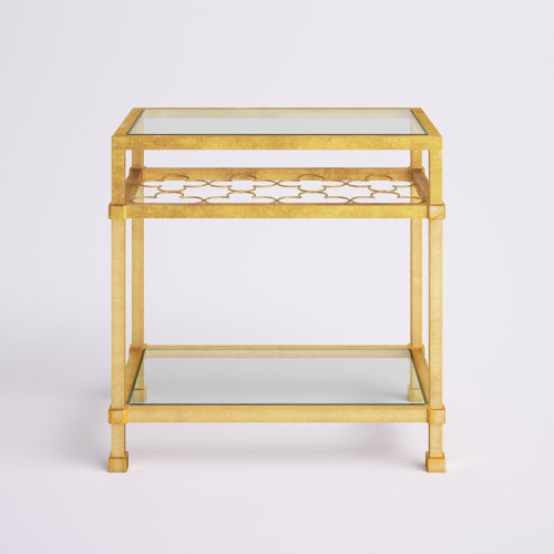Etta Avenue™ Genevieve Glass End Table & Reviews Wayfair